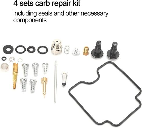 Carburetor Rebuild Fix Kit, 4 Sets Carburetor Repair Kit Carb Overhaul Fit for Suzuki GSX600F for Katana 1998-2006 in Saudi Arabia