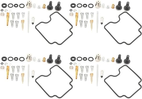 Carburetor Rebuild Fix Kit, 4 Sets Carburetor Repair Kit Carb Overhaul Fit for Suzuki GSX600F for Katana 1998-2006 in Saudi Arabia
