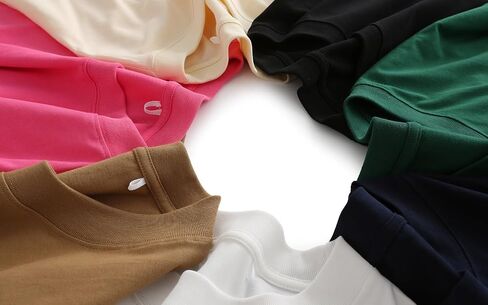 Men's Oversized T-Shirts Heavyweight Cotton Tee Crew Neck Short Sleeve T Shirts Loose Fit Basic Essential Soft Classic Tees in Saudi Arabia