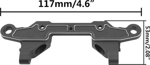 دعامة تثبيت المصد الأمامي المعدنية من ShareGoo متوافقة مع 1/6 محوري SCX6 Jeep JLU Wrangler AXI05000 RC جزء ترقية السيارة الزاحفة in Saudi Arabia