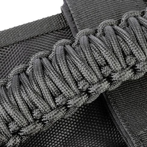 Poison Peak Premium Paracord Grab Handles Compatible with Jeep (Pitch Black) in Saudi Arabia