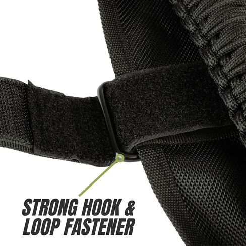 Poison Peak Premium Paracord Grab Handles Compatible with Jeep (Pitch Black) in Saudi Arabia