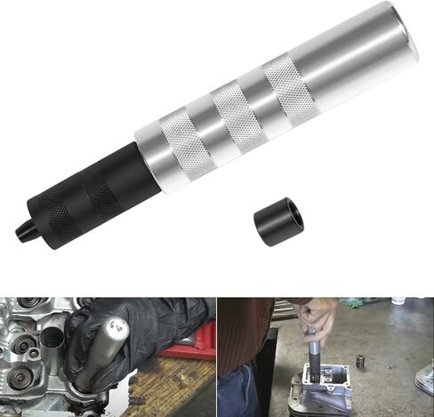 Hihitomorrow 36200 أداة إزالة وتركيب أداة تثبيت صمام ضاغط الزنبرك أدوات إزالة التجنيب لسيقان الصمام 5/16 بوصة إلى 3/8 بوصة in Kuwait