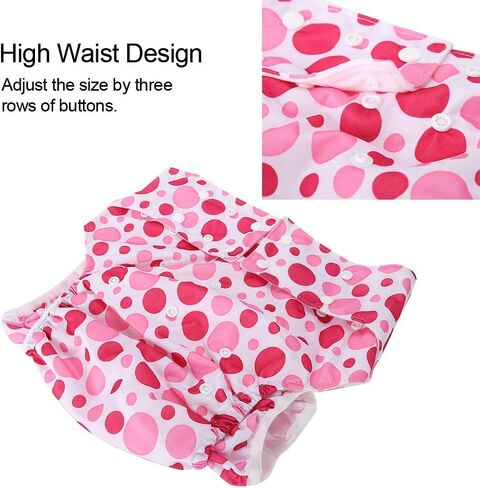Adult Cloth Diaper for Mild to Severe Incontinence, Adjustable Nappy Reusable Adult Diaper Pants Waterproof Underwear for Men & Women Health Care(A30-3) in Saudi Arabia