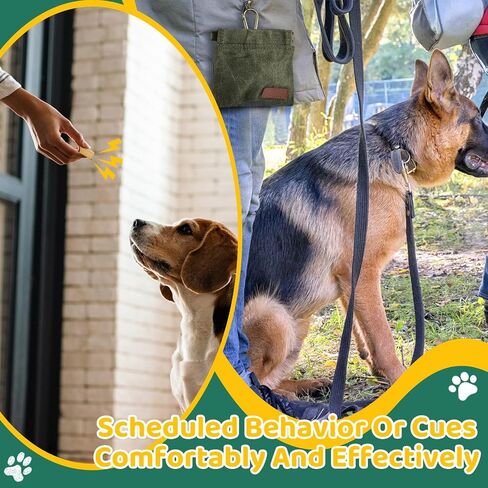 Flutesan 3 Pcs Dog Treat Pouch Training Kit Include 2 Training Clicker Brass Dog Clicker and Dog Treat Pouch Treat Pouches with Clip for Pet Training for Puppy Cats Trainer Pet Owners in Saudi Arabia