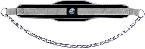 IBRO Advanced Fitness Dipping Belt with heavy Duty Long Steel Chain | Weighted Dips, Pullups, Bodybuilding, Weight Lifting | Neoprene Waist Support | for Men and Women in Saudi Arabia