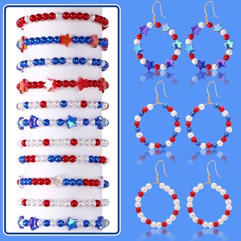 UPINS 1200Pcs Christmas Pearl Beads, Red Green White Round 8 mm Pearl Beads for Jewelry Making Xmas Holiday Party Decoration Necklace Bracelets Earrings Hair Beads DIY Ornament Kit in Saudi Arabia