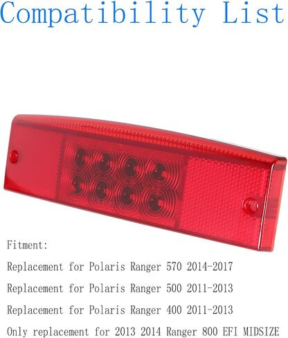 labwork Rear Stop Tail Light Replacement for Polaris Ranger 400 500 570 800 2011-2017 in Saudi Arabia