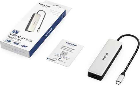 Wavlink USB C to Ethernet Adapter 2.5G Gbps, 2024 New USB C Hub with RJ45 Gigabit, Compatible with MacBook Pro, iPad Pro, Dell XPS, Surface Laptops, Chromebook in Saudi Arabia