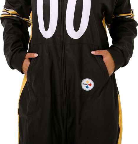 FOCO NFL Team Logo Gameday Ready Lounge Onesie One Piece Pajamas in Saudi Arabia