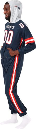 FOCO NFL Team Logo Gameday Ready Lounge Onesie One Piece Pajamas in Saudi Arabia