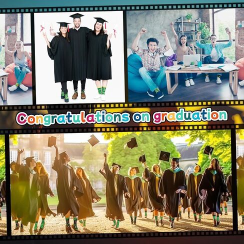 Maiteenly 3 Pairs Novelty Graduation Gifts Socks Class of 2024 Socks Unisex Congrats Grad Socks for Graduates Gift Him Her in Saudi Arabia