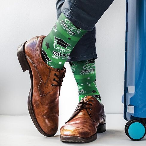 Maiteenly 3 Pairs Novelty Graduation Gifts Socks Class of 2024 Socks Unisex Congrats Grad Socks for Graduates Gift Him Her in Saudi Arabia