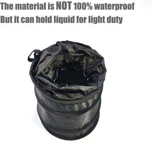 GOGOOD 2PCS Portable Car Trash Can, Collapsible Pop-up Car Garbage Can, Leak Proof Car Trash Bag, Waste Basket Rubbish Bin, Multi-Function Car Organizer in Kuwait