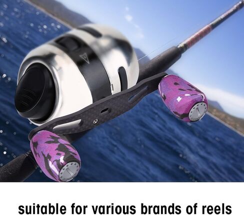 Dioche Baitcasting بكرة مقبض، بكرة الصيد مقبض مقبض ألياف الكربون إطار بكرة الصيد مع قطع غيار التجهيزات in Saudi Arabia