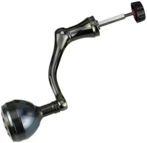 TEQIN Fishing Spinning Reel Handle, Lightweight Metal Single Rocker Arm, Reel Replacement Power Handle Grip, DIY Spinning Reel Handle Grip Modification Brown Small in Kuwait