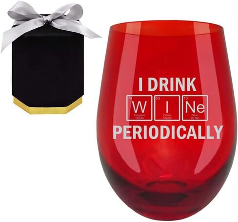 Mothers Day Gifts for Chemistry Teacher, Science Teacher Must Haves, Funny Etched Ruby Wine Glass in Kuwait
