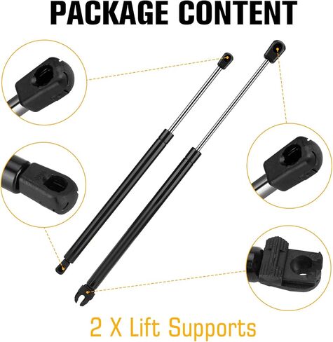 Rear Hatch and Window Lift Support for Nissan Pathfinder 2005-2013 Struts Gas Springs Shocks 6110 6607 4 Pcs in Saudi Arabia