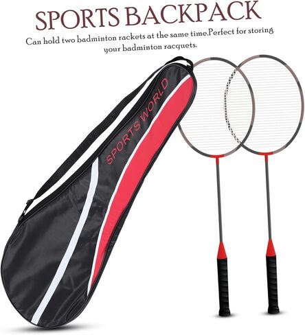 حقيبة مضرب كرة الريشة من Toddmomy Tenis Negros Para Hombre Mochila Para Niños بدلة رياضية غطاء مضرب كرة الريشة حقيبة تنظيم مضرب كرة الريشة حقيبة تنس منظم مضرب رجل in Kuwait