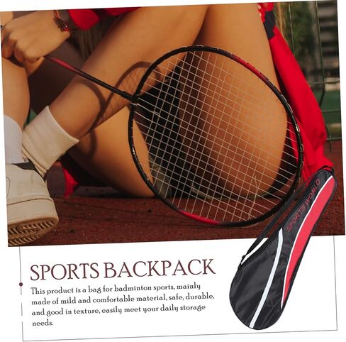 حقيبة مضرب كرة الريشة من Toddmomy Tenis Negros Para Hombre Mochila Para Niños بدلة رياضية غطاء مضرب كرة الريشة حقيبة تنظيم مضرب كرة الريشة حقيبة تنس منظم مضرب رجل in Kuwait