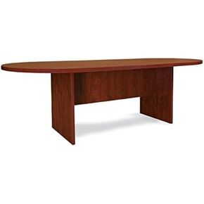 Offices To Go 8 Ft Conference Room Table 95" W X 44" D X 29 1/2" H Weight: 212 Lbs One Piece Top Slab Base - American Dark Cherry in Kuwait