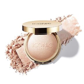 ICONIC LONDON Lit and Luminous Baked Highlighter | Powder Highlighter for a Radiant Glow, Cruelty-Free, Vegan Makeup, 0.56 oz in Kuwait