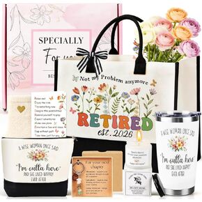 هدايا التقاعد للنساء 2026، هدايا تقاعد سعيدة لزملاء العمل والممرضات والممرضات، أفضل سلة هدايا رائعة للمتقاعدين للنساء، هدية مضحكة للوداع للأم والجدة والأصدقاء وزملاء العمل | تقاعد سعيد in Kuwait