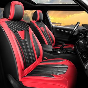 أغطية مقاعد السيارة Fit Accord من الجلد الفاخر لسيارة Honda Accord 2012-2024 2025. واقي وسادة المقعد مقاوم للماء ومسامي ومقاوم للخدش ومناسب لجميع الأحوال الجوية (مجموعة كاملة، أسود) in Kuwait