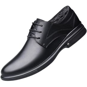 Men's Lace-up Business Dress Shoes Black Casual Shoes Breathable Soft Sole British Korean Wedding Shoes for Men in Kuwait