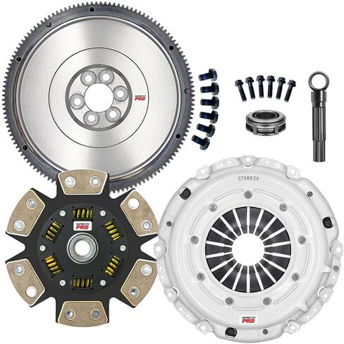 ClutchMaxPRO Performance Stage 3 Clutch Kit with Flywheel Compatible with 1998-2006 VW Beetle Golf Jetta 1998-2003 Autdi A3 2000-2006 Audi TT 1.8L 1.9L (CP17172HDCFW-ST3) in Saudi Arabia