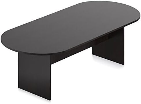 Offices To Go 8 Ft Conference Room Table 95" W X 44" D X 29 1/2" H Weight: 212 Lbs One Piece Top Slab Base - American Dark Cherry in Kuwait