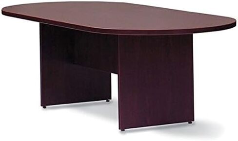 Offices To Go 8 Ft Conference Room Table 95" W X 44" D X 29 1/2" H Weight: 212 Lbs One Piece Top Slab Base - American Dark Cherry in Kuwait