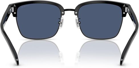 COACH Sunglasses HC 8412 500280 Black/Blue Solid Policarbonate Standard in Saudi Arabia