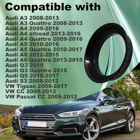 Engine Motor Oil Filler Cap Seal Compatible with Audi A3 S3 2008-2012 Q3 2015 A4 2009-2016 A5 2010-2016 Q5 2010-2017 A6 2012-2015 Tiguan 2009-2017 CC Passat CC 2009-2012 Replace# 06H133287 in Saudi Arabia