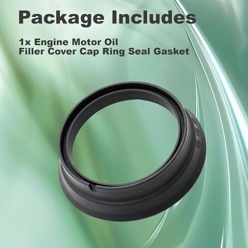 Engine Motor Oil Filler Cap Seal Compatible with Audi A3 S3 2008-2012 Q3 2015 A4 2009-2016 A5 2010-2016 Q5 2010-2017 A6 2012-2015 Tiguan 2009-2017 CC Passat CC 2009-2012 Replace# 06H133287 in Saudi Arabia