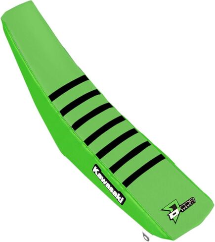 D'cor Visuals Gripper Seat Cover Ribbed Green/Black Fits 2019-2025 Kawasaki KX 450F & 2021-2025 KX 250F in Saudi Arabia