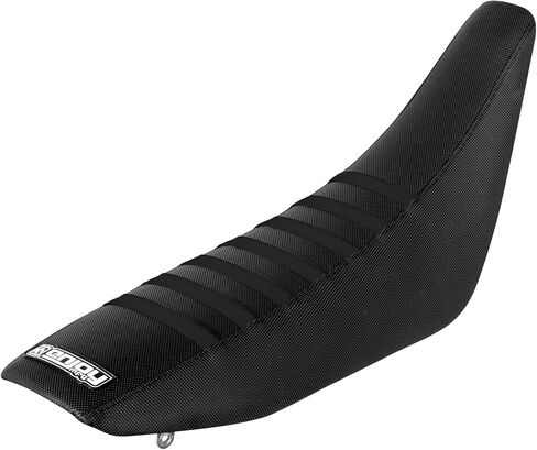 Enjoy Mfg Ribbed Seat Cover - Compatible fit for Suzuki DRZ 400 - All Black/Black Ribs #70 in Saudi Arabia