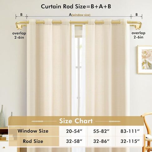 USFOOK Gold Wrap Around Double Curtain Rods 32 to 58 and 2 Pack Gold Curtain Holdbacks with Square Finials(Bundles) in Saudi Arabia