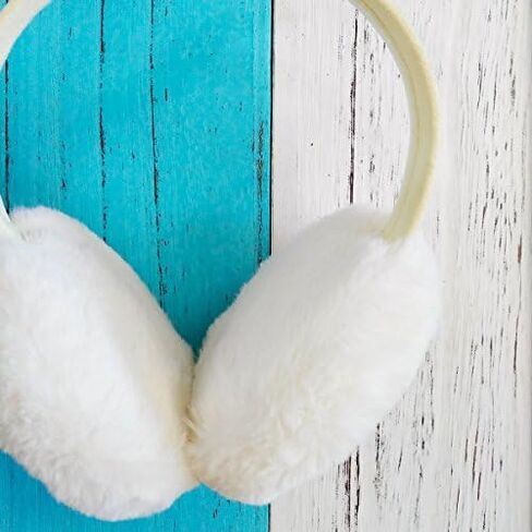 غطاء أذن من جلد التمساح بتصميم تجريدي لتدفئة الأذن في فصل الشتاء، غطاء أذن من الصوف فروي في الهواء الطلق in Kuwait