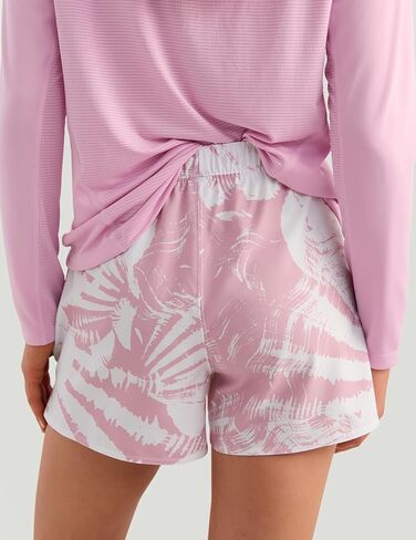 HUK Women's Pursuit Printed Volley, Quick-Dry Fishing Shorts in Saudi Arabia