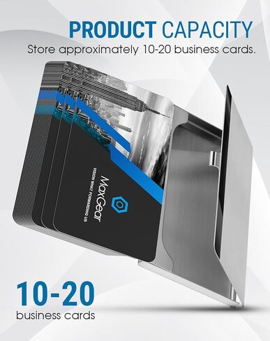 MaxGear Business Card Holder for Men & Women in Kuwait