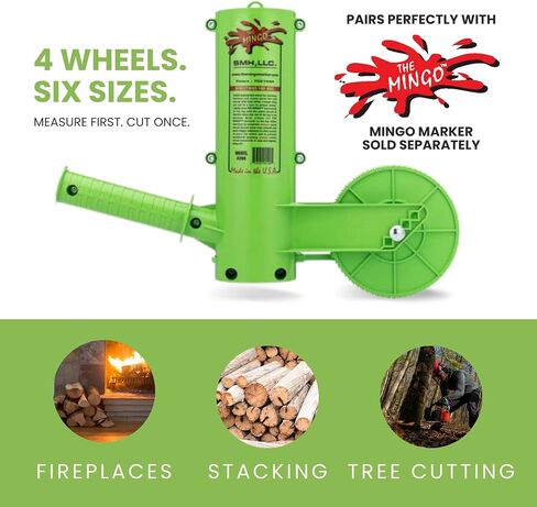 THE MINGO Marker Firewood Measuring Tool - Chainsaw Firewood Marking Tool - Log Paint Marker -Firewood Measuring Tool for Chainsaw - Logging Tools in Kuwait