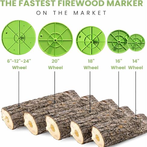 THE MINGO Marker Firewood Measuring Tool - Chainsaw Firewood Marking Tool - Log Paint Marker -Firewood Measuring Tool for Chainsaw - Logging Tools in Kuwait