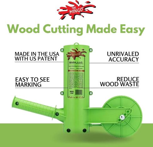 THE MINGO Marker Firewood Measuring Tool - Chainsaw Firewood Marking Tool - Log Paint Marker -Firewood Measuring Tool for Chainsaw - Logging Tools in Kuwait