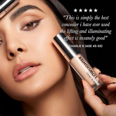 Rodial Peach Lowlighter، حجم مناسب للسفر، 0.05 أونصة سائلة، مرطب صغير تحت العين ومصحح لون الخوخ مع حمض الهيالورونيك وفيتامين E والكافيين للحصول على إشراقة طبيعية ناعمة in Kuwait