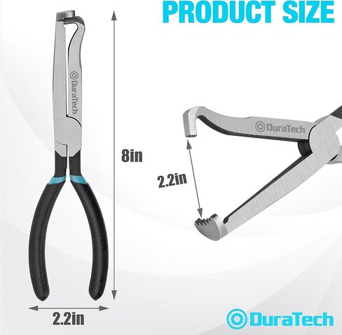 DURATECH Hose Removal Pliers with Electrical Disconnect Pliers for Fuel lines, Vacuum line Tubes, and Push Tab Style Plugs in Kuwait