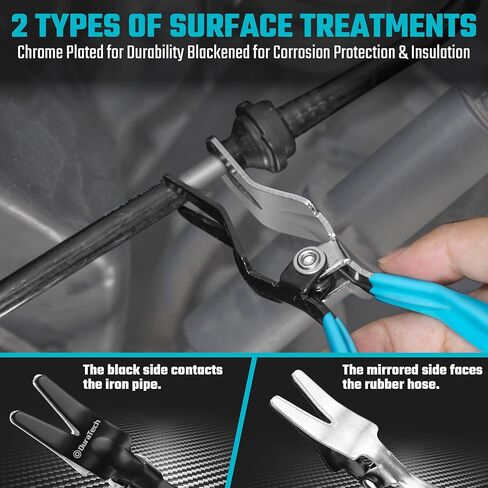 DURATECH Hose Removal Pliers with Electrical Disconnect Pliers for Fuel lines, Vacuum line Tubes, and Push Tab Style Plugs in Kuwait