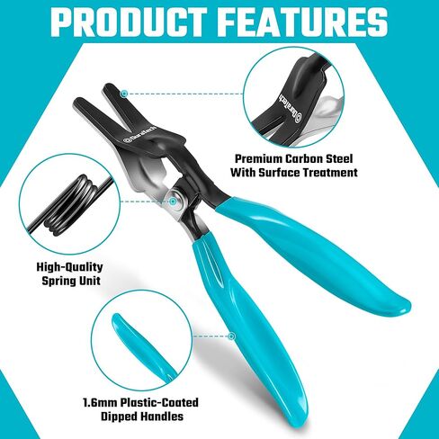 DURATECH Hose Removal Pliers with Electrical Disconnect Pliers for Fuel lines, Vacuum line Tubes, and Push Tab Style Plugs in Kuwait