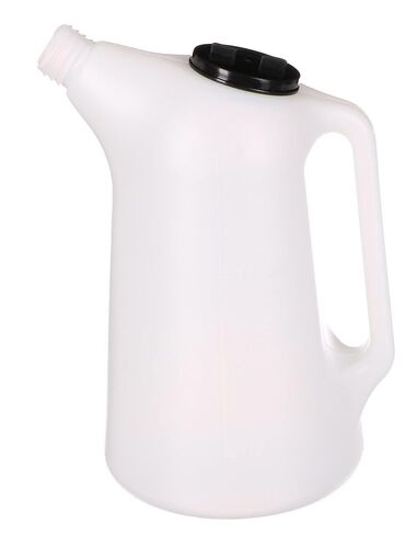 SIXTOL Mechanical Fluid Can 2L Plastic Pouring Can for Operating Liquids Flexible Spout Chemical Resistant Workshop Jug Measuring Scale in Saudi Arabia