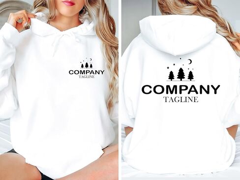 هوديس مخصص للرجال والنساء هوديي قابل للتخصيص هوديي مخصص صمم شعارك الشخصي هوديس الأمامي والخلفي طباعة نص مخصص هوديس in Kuwait